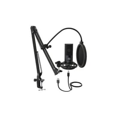 Fifine T669 Cardoid USB Condensor Microphone Arm Desk Mount Kit